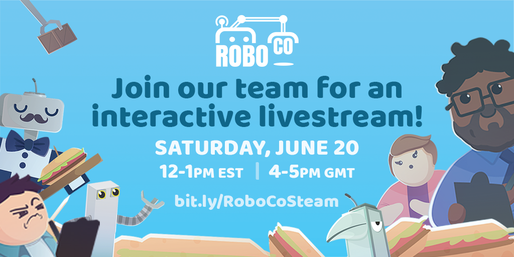 Join the RoboCo team for an interactive livestream!